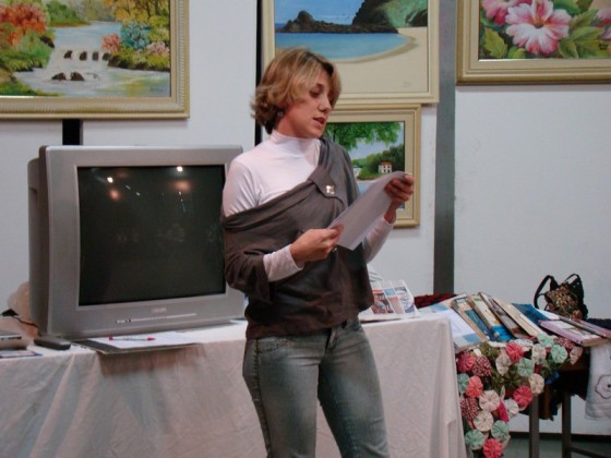 Sarau Literário realizado no Teatro Municipal de Piracicaba